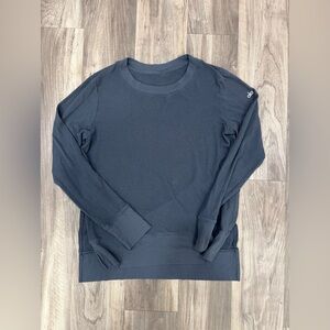 ALO Yoga Dark Gray Crew Neck Sweatshirt